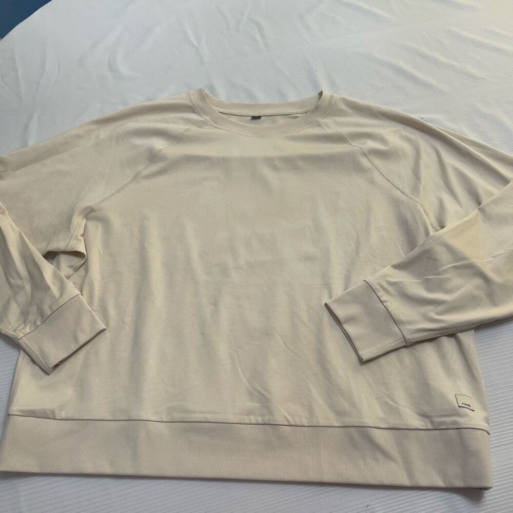 Vuori Cream Long Sleeve Tee